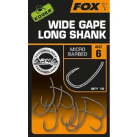 Carlige FOX Edges Armapoint Super Wide Gape Long Shank Nr.4 10buc/plic