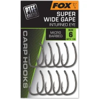Carlige Fox Super Wide Gape (inturned Eye), Size 4, 10buc/pac