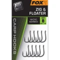 Carlige FOX Zig & Floater, Nr.6, 10buc/pac