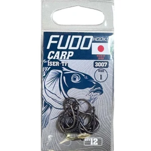 Carlige FUDO Iseama Ring , Black-Nickel, Nr.10, 16buc/pac