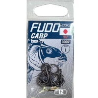 Carlige Fudo Iseama Ring , Black-nickel, Nr.8, 16buc/pac