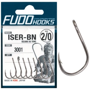 Carlige FUDO Iseama W Ring ISER-BN Nr.4, 13buc/pac Carlige FUDO Iseama W Ring ISER-BN Nr.4, 13buc/pac