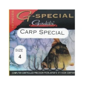 Carlige Gamakatsu Carp Special Nr.10 10bucati/plic