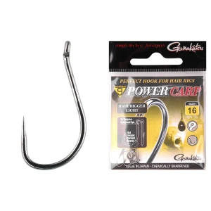 Carlige Gamakatsu Power Carp Hair Rigger L Eyed Barbless, Nr.14. 10buc/plic