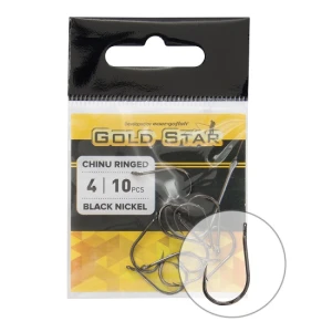 Gold Star Carlige Goldstar Chinu Ringed Bn 2/0 8buc
