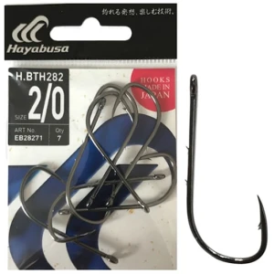Carlige HAYABUSA BTH 282 BN Bait Holder Barbed Hook Nr.1, 8buc/pac Carlige HAYABUSA BTH 282 BN Bait Holder Barbed Hook Nr.1, 8buc/pac