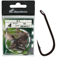 Carlige HAYABUSA X1 Nonreflective Black, Nr.6, 10buc/pac