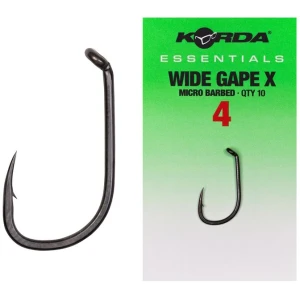 Carlige KORDA Essentials Wide Gape X Micro Barb, Nr.8, 10buc/pac