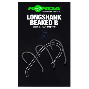 Carlige Korda Long Shank Beaked, Barbless, Nr.2, 10buc/pac