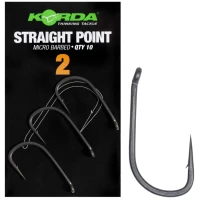 Carlige Korda Straight Point Hook Micro Barbed Nr.4, 10buc/pac