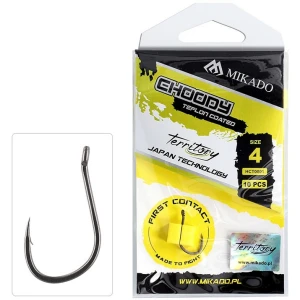 Carlige Mikado Crap Territory Choody Teflon Coated, Nr.6, 10buc/pac