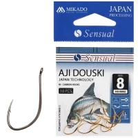 Carlige MIKADO Sensual Aji Douski W/Ring BN, Nr.14, 10buc/pac Carlige MIKADO Sensual Aji Douski W/Ring BN, Nr.14, 10buc/pac