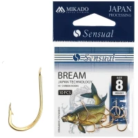 Carlige Mikado Sensual Bream Gold, Nr.12, 10buc/plic