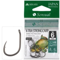 Carlige Mikado Sensual X-tra Strong Carp Nr.6 10buc/plic Carlige Mikado Sensual X-tra Strong Carp Nr.6 10buc/plic