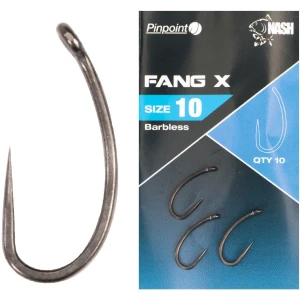 Carlige Nash Fang X Barbless, Size 8, 10buc/pac