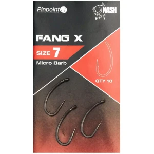 Carlige Nash Fang X Micro Barb, Size 2, 10buc/pac