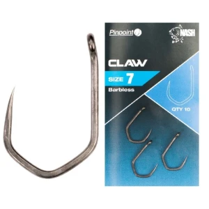 Carlige Nash Pinpoint Claw Barbless, Size 4, 10buc/plic