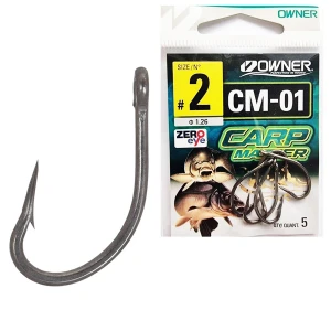 Carlige Owner Cm-01 Carp Master Flyliner Magic Fusso, Nr.8, 8buc/pac