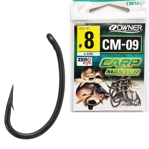 Carlige Owner Cm-09 Carp Master Curve Shank Magic Fusso, Nr.4, 8buc/pac