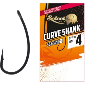 Carlige Select Baits Curve Shank Ssf Nr.8, 10buc/pac