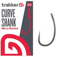 Carlige Trakker Curve Shank Hooks Micro Barbed, Nr.8, 10buc/pac Carlige Trakker Curve Shank Hooks Micro Barbed, Nr.8, 10buc/pac