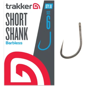 Carlige Trakker Short Shank Hooks Barbless, Nr.6, 10buc/pac Carlige Trakker Short Shank Hooks Barbless, Nr.6, 10buc/pac