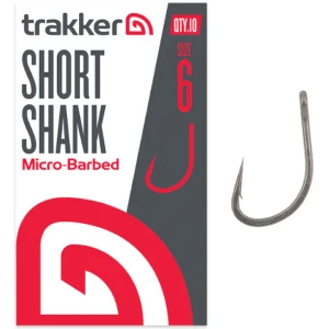 Carlige Trakker Short Shank Hooks Micro Barbed, Nr.6, 10buc/pac Carlige Trakker Short Shank Hooks Micro Barbed, Nr.6, 10buc/pac