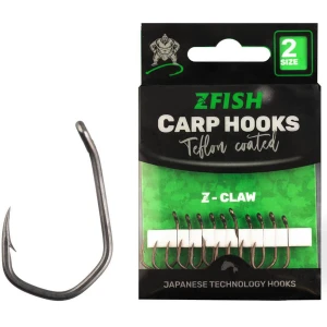 Carlige ZFISH Z-Claw  Teflon, Nr.2, 10buc/pac Carlige ZFISH Z-Claw  Teflon, Nr.2, 10buc/pac