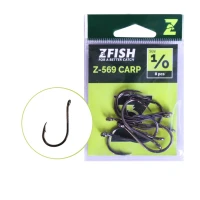Carlige Zfish Hooks Carp Hooks Z-569-Hook size, 4