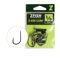 Carlige Zfish Hooks Carp Hooks Z-659-Hook size, 1/0