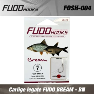 Carlige Legate Fudo Bream - Bn Nr 7 0.12 Mm/ 85 Cm