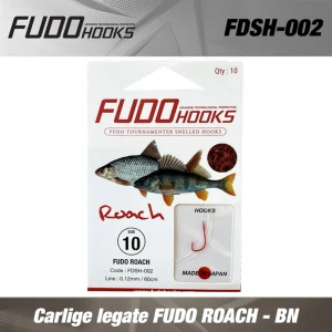 Carlige Legate Fudo Roach - Bn 7 0.16 Mm/ 60 Cm