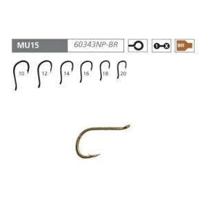 Carlig Mustad Feeder Cu Ochet Mu15 Br  Nr.16