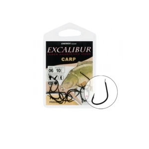 Carlige Energo Team Excalibur Pellet Feeder Black Nr 12 10buc/plic