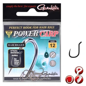 Carlige Gamakatsu Power Carp Hair Rigger Bl Nr.10 10buc/plic