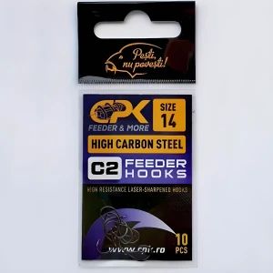 Carlige CPK C2 Feeder Hooks, Nr.14, 10buc/pac Carlige CPK C2 Feeder Hooks, Nr.14, 10buc/pac