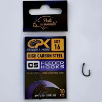 Carlige CPK C5 Feeder Hooks, Nr.16, 10buc/pac Carlige CPK C5 Feeder Hooks, Nr.16, 10buc/pac