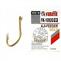 Carlige Fanatik Fk-1092g No.8 Aji-feeder Gold 8buc/plic