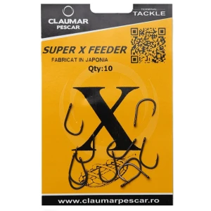 Carlige Feeder Claumar Super X  Nr 6 10Buc/Plic 