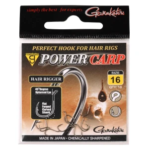 Carlige Gamakatsu Power Carp Hair Rigger 10 Buc Plic. Nr.10
