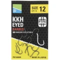 Carlige Preston KKH Barbed Hooks Eyed , Nr.12, 10buc/plic Carlige Preston KKH Barbed Hooks Eyed , Nr.12, 10buc/plic