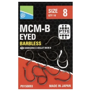 Carlige Preston Mcm-b Eyed Nr.8 10buc/plic