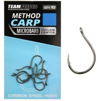 Carlige Team Feeder By Dome Method Carp Microbarb, Nr.10, 10buc/pac Carlige Team Feeder By Dome Method Carp Microbarb, Nr.10, 10buc/pac