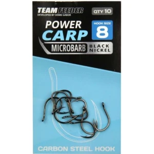 Carlige Team Feeder By Dome Power Carp Microbarb, Nr.8, 10buc/pac Carlige Team Feeder By Dome Power Carp Microbarb, Nr.8, 10buc/pac