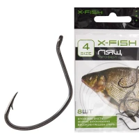 Carlige X-fish Bream Trophy Hooks Nr.10, 8buc/pac