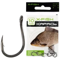 Carlige X-fish Crucian Hooks Nr.10, 8buc/pac