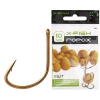 Carlige X-fish Pea Hooks Nr.10, 8buc/pac