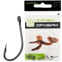 Carlige X-fish Worm Hooks Nr.10, 8buc/pac