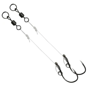 Carlige Legate ZEBCO Z-Carp Chod Heli Rig, 20lbs, Nr.4, 6cm, 2buc/pac