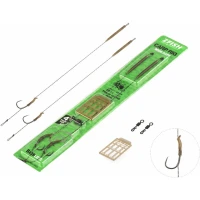 Carlige Legate Zfish Crap Ready Rig Barbless, Nr. 2, 20cm, 2buc/pac